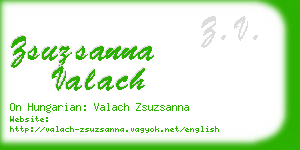 zsuzsanna valach business card